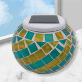 Solar LED-målat glasljus – spiralmönster för utomhuselegans MILA Sverige