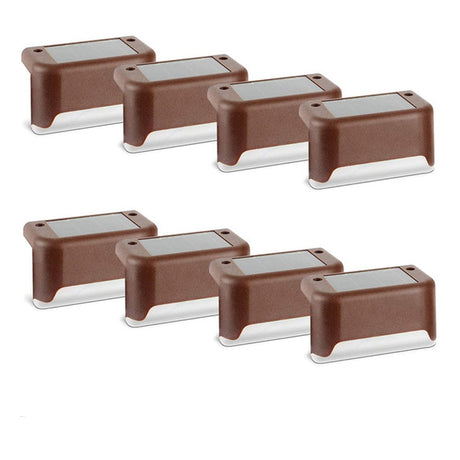 LED-Lampa för trapp/ staket-Kök-Fyndhallen-Brun-4 Pack-Hemnix