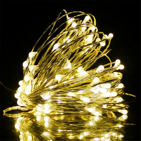 TwinkleWire - USB LED Koppartråd Ljuslina, Flerfärgad Dekoration Carvallo