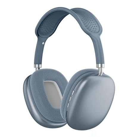 P9 Trådlösa Bluetooth-Hörlurar Bullerisolering HiFi Ljud med Extrem Bas-headphone-BB-Stil 1-Blå-Hemnix
