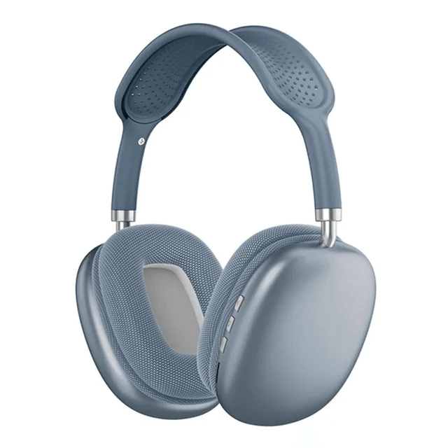 P9 Trådlösa Bluetooth-Hörlurar Bullerisolering HiFi Ljud med Extrem Bas-headphone-BB-Stil 1-Blå-Hemnix