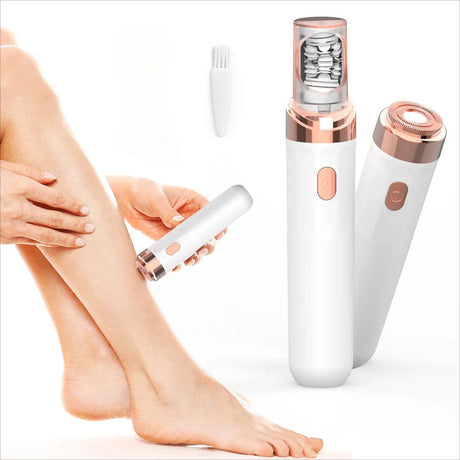 2 i 1 Ansiktsfransborttagning och Epilator för Kvinnor Carvallo
