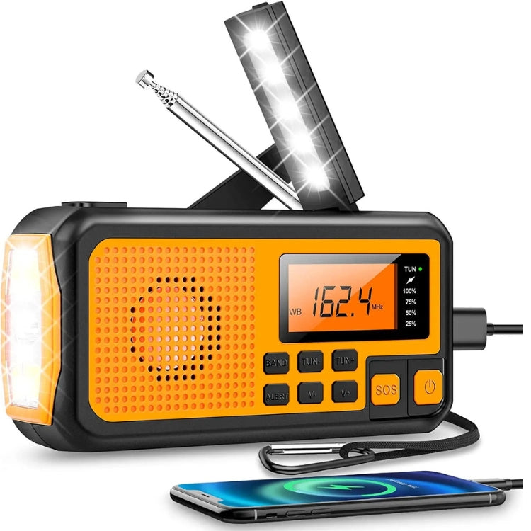 PrepMate - Bärbar nödradio och powerbank för överlevnad och friluftsliv Carvallo