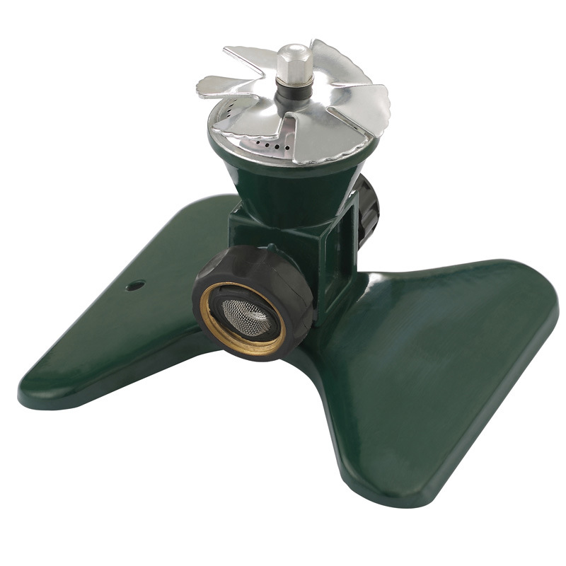 360-Grad Automatisk Rotering Metall Gräsmatta Sprinkler – Effektiv Trädgårdsbevattning Spruthuvud Carvallo