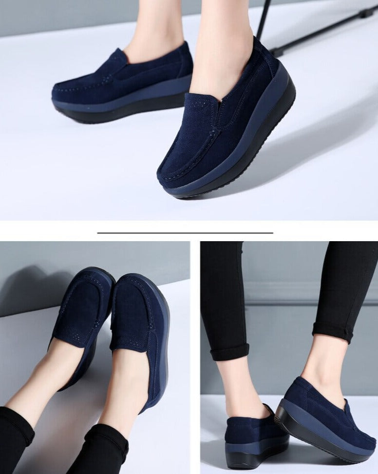 Kvinnors Slip-On Moccasin skor-Shoes for Women-bellasverige-Hemnix