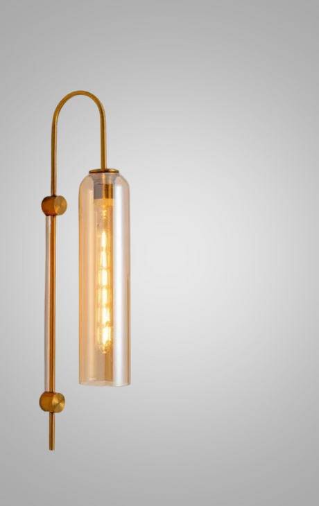 GlassGlow - Modern LED Vägglampa av Glas Carvallo