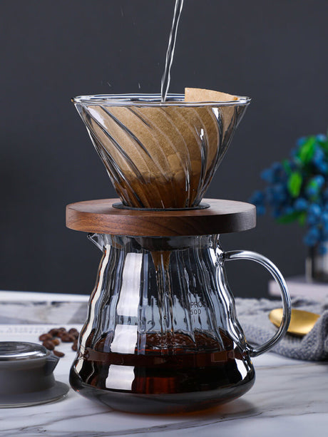 Kaffefilterset med glaskanna-Kitchen-Hemnix-Svart - Set-Hemnix