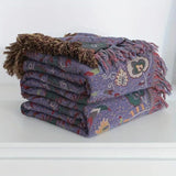 Påfågel Franje Bomullsfilt Carvallo