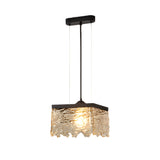 1/2-Ljus Glas 3-Stegs Dimbara Krona Lampa Matrum Belysning Carvallo