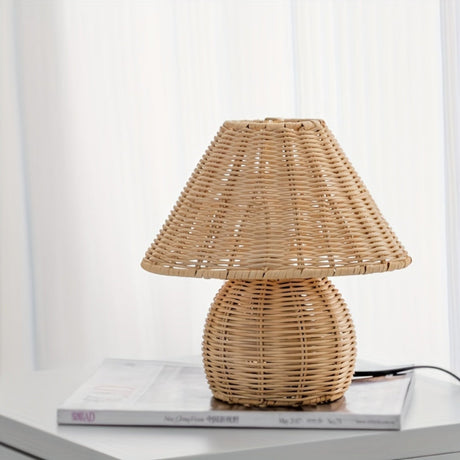 Noya Rattan Bordslampa Hemdekor Carvallo
