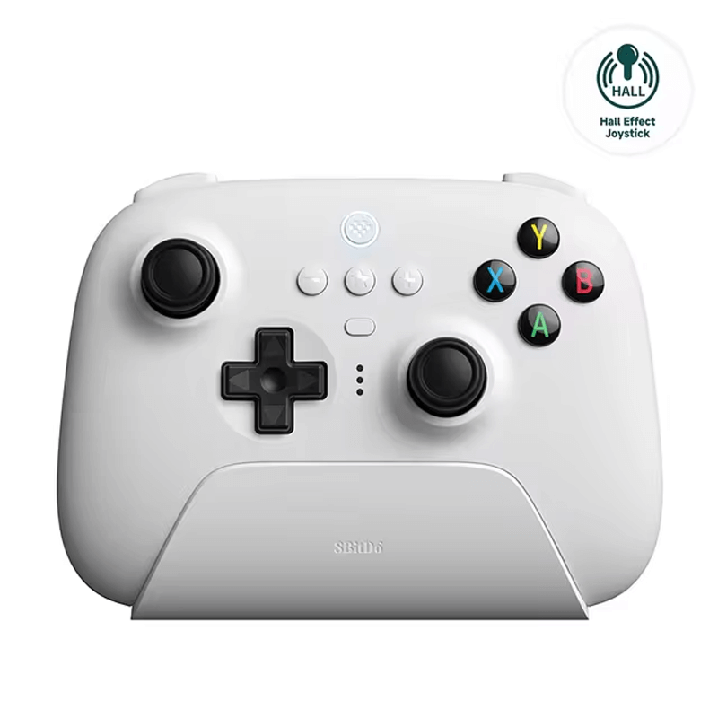 Ultimat 2.4G Trådlös Kontroller - Hall Effect Joystick Uppgradering för PC, Steam Deck & Android Spel-Sällskapsspel-BB-Vit-Hemnix