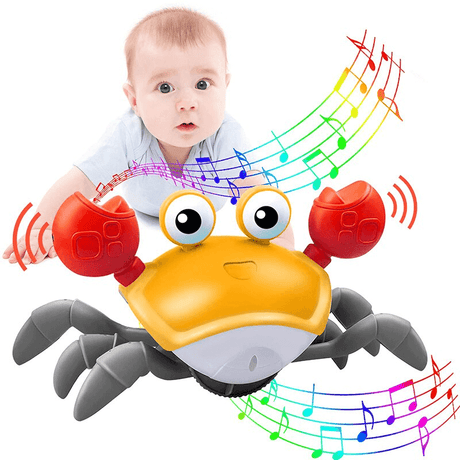 Musikalisk Krabblemma – Interaktiv och Laddningsbar Baby Leksak-0-3 År-BB-Hemnix