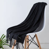 Cashmere Scarf för kvinnor Mjuk Varm Vinter Sjal Carvallo