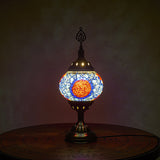 Vintage turkisk emalj järn bordslampa – tidlös One-Light Design MILA Sverige