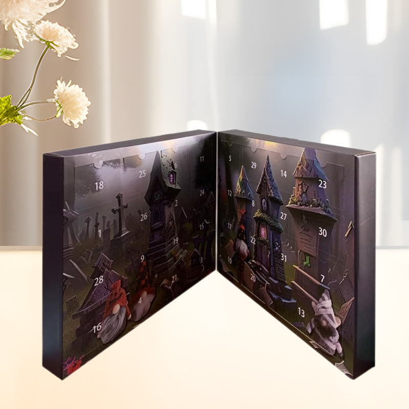 Carvallo - 24 Handgjorda Plyschdvärgar för Festlig Stämning Carvallo