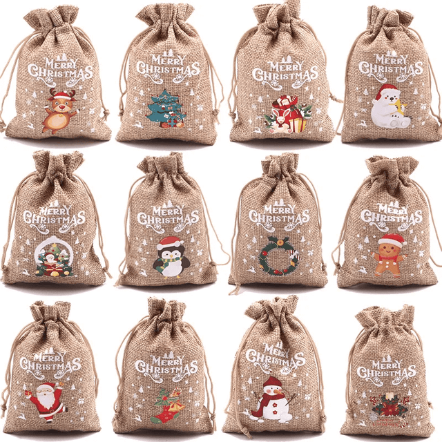 Mysig Julpåse för Julklappar 10x14cm-Jul-BB-Hemnix
