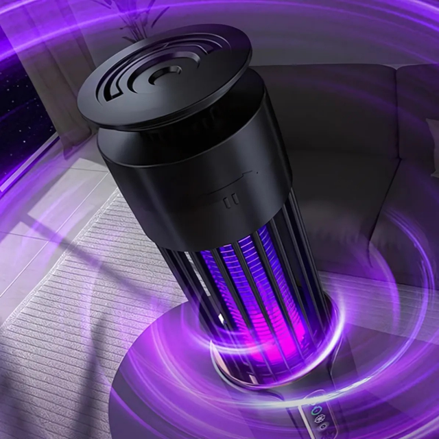 Carvallo Elektrisk mygglampa | USB uppladdningsbar | Tyst & kemikaliefri | Insektsdödare för inomhus & utomhus Carvallo