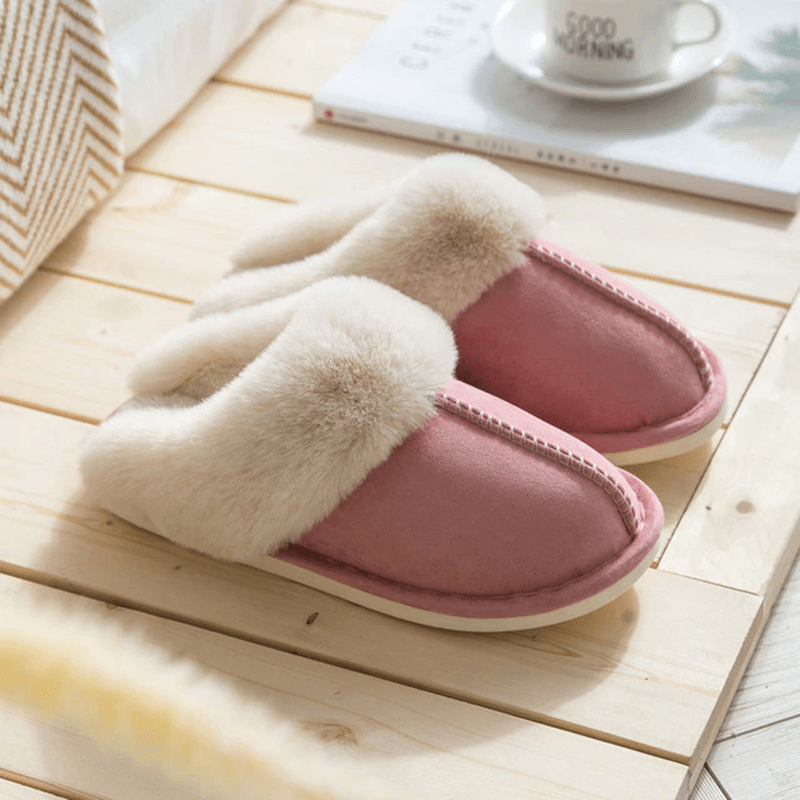 Varma Pälsiga Tofflor-Personligt-BB-Rosa-EU 36-37-Hemnix