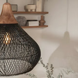 BistroBeam Light - Modern Rattan- taklampa Carvallo