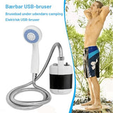 PetSplash – Bärbar utomhusdusch för husdjur och trädgård med USB-laddning Carvallo