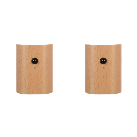 LED vägglampa i trä – Med rörelsesensor & USB | För hall & trappa Carvallo