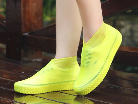 Återanvändbara Vattentäta Skoöverdrag-Shoes for Women-Hemnix-Gul-Liten (26-32)-Hemnix