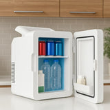 Mini Kylskåp Spegeldörr Portabel 12L Kylare Carvallo