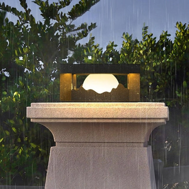 Carvallo - Solcellsdriven utomhusvägg- och golvlampa med modern design Carvallo