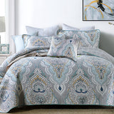 Paisley Aqua Teal Täcke Set Carvallo