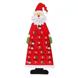 Jultome Snögubbe Advent Hängande Kalender Med 24-Fack-Jul-BB-Stil 1-Hemnix