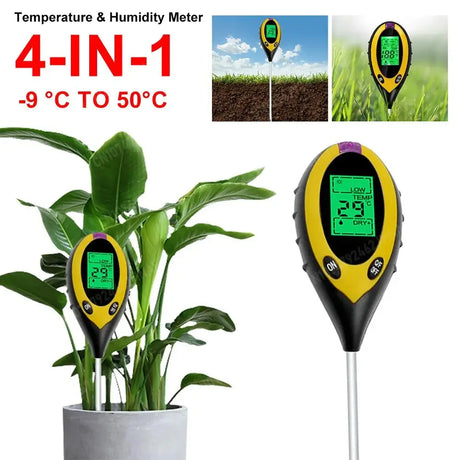 4 i 1 Jord PH-Mätare Tester Carvallo