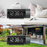 Carvallo – slankt projektionsur med tids- och temperaturvisning Carvallo