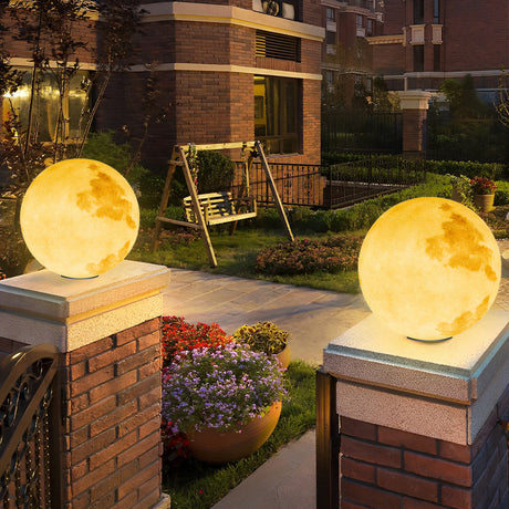Utomhus Globe Sol Resin Puts Lampa Carvallo