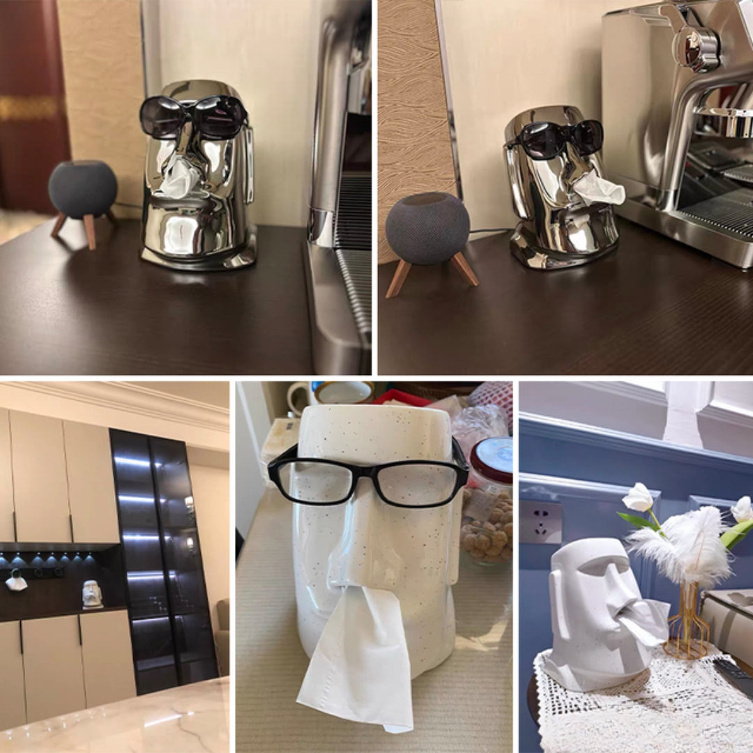 Carvallo – legenden Moai Vävhållare för Stilsäkra Rum Carvallo