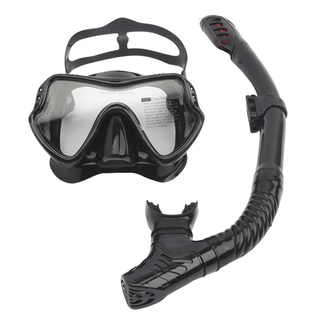 Cyklop Snorkelset Vuxen-Personligt-BB-Svart-Hemnix