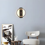 TimeLight - Modern justerbar LED-vägglampa i klockform Carvallo