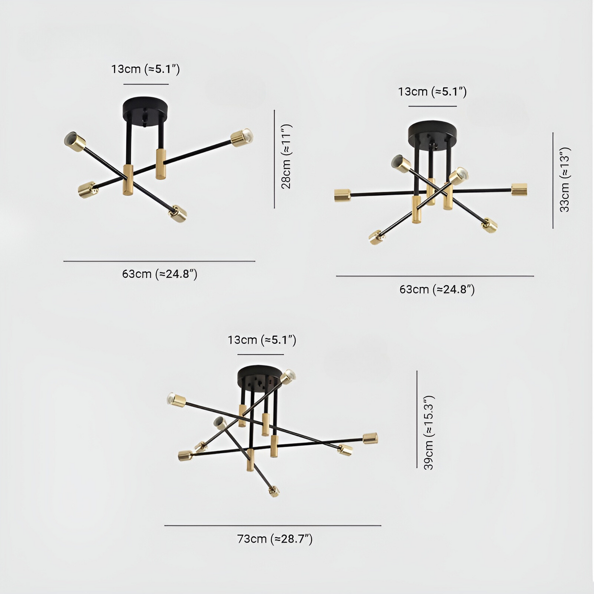 TimelessGlow Light – Retro LED Taklampa Carvallo