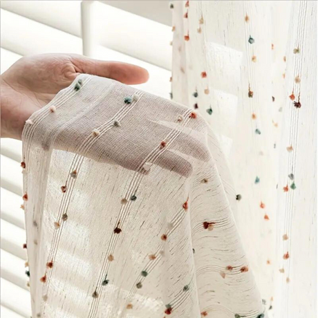 Sugar Bean Regnbåge Tyll Gardin Carvallo