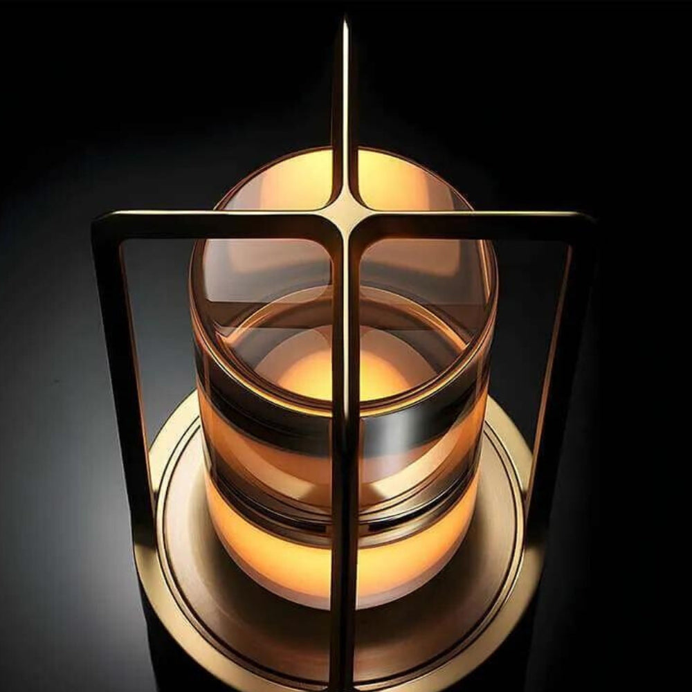 Carvallo – Kristallbordslampa med dimbar LED och uppladdningsbart batteri Carvallo