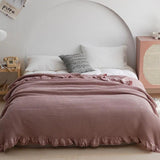 Olivia Waffle Kastanjefilt Carvallo