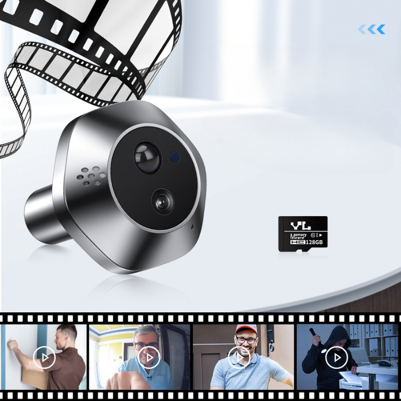 SecureBell – Kompakt trådlös videodörrklocka med tvåvägsljud Carvallo