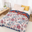 Retro Botanica Bliss Cotton Blanket Carvallo