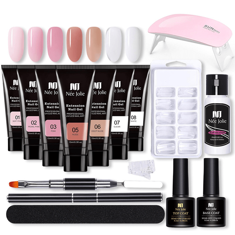Nagelförlängningskit med UV-lampset-Personligt-BB-Hemnix