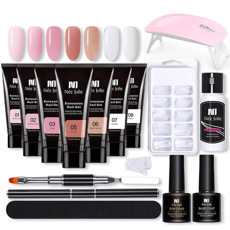 Nagelförlängningskit med UV-lampset-Personligt-BB-Hemnix