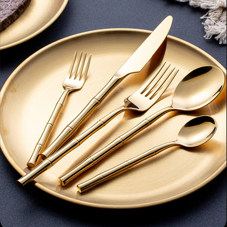 Aldomara Gold & Silver Rostfritt Stål Bestickset Carvallo