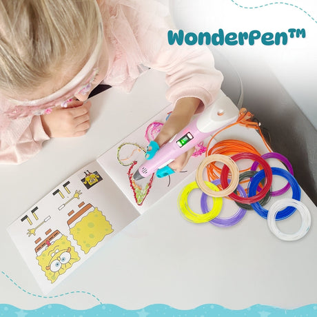 WonderPen™ 3D-penna Startpaket-Hemnix-Rosa-Hemnix