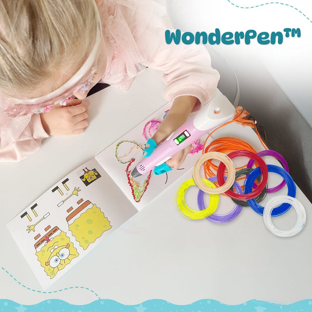 WonderPen™ 3D-penna Startpaket-Hemnix-Rosa-Hemnix