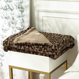Vild Elegans Leopardmönstrad Filt Carvallo