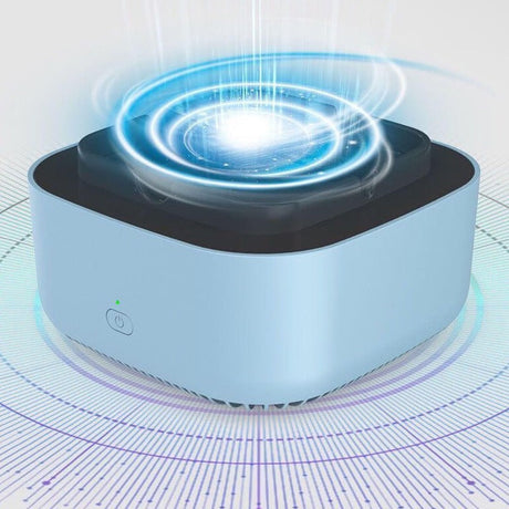 Automatisk Luftrenande Askkopp-Home-Hemnix-Blå - Fyrkantig-Hemnix