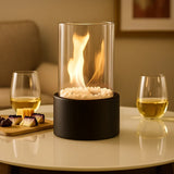 Portabel Bordskamin i Metall för Inomhusbruk Carvallo